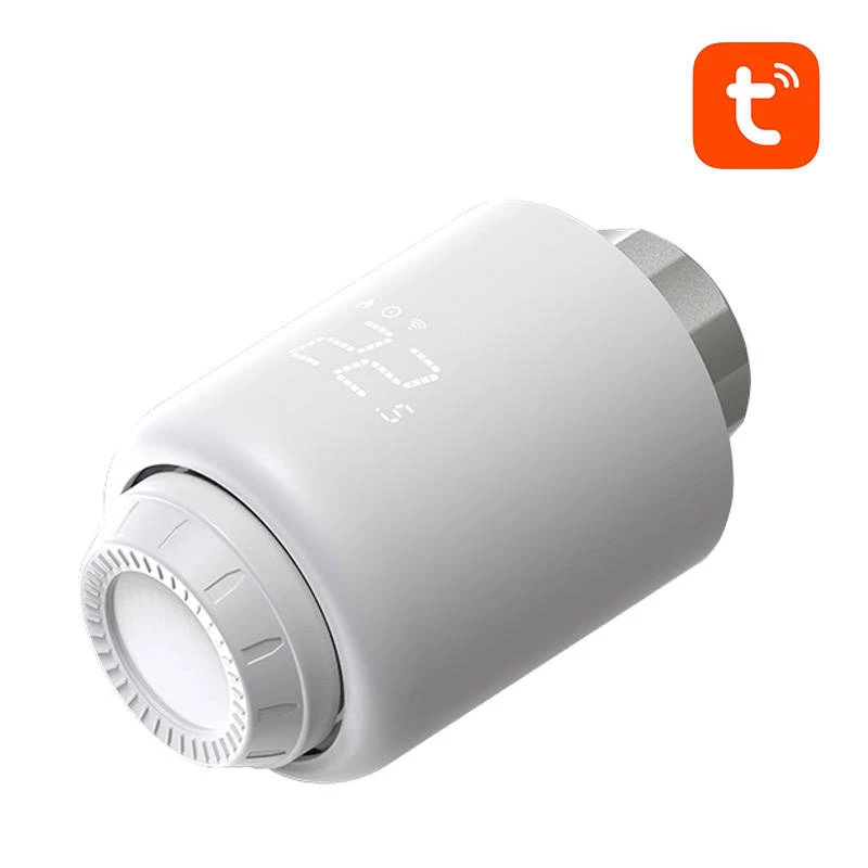 Avatto TRV07 Zigbee 3.0 slimme radiatorthermostaatklep — thermostatklep voor radiatoren, Zigbee 3.0