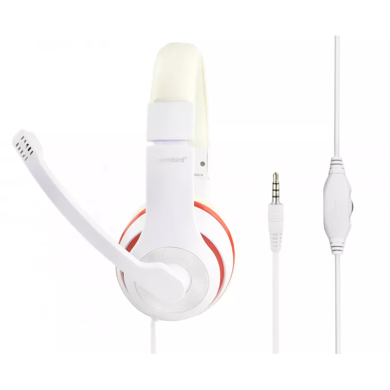Headset stereo wit MHS-03-WTRD GEMBIRD