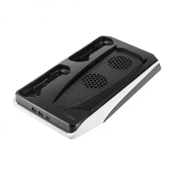 Koel- en oplaadstation FIXED FIXPS5-MCS-BW — multifunctioneel station voor PS5 DualSense-controller
