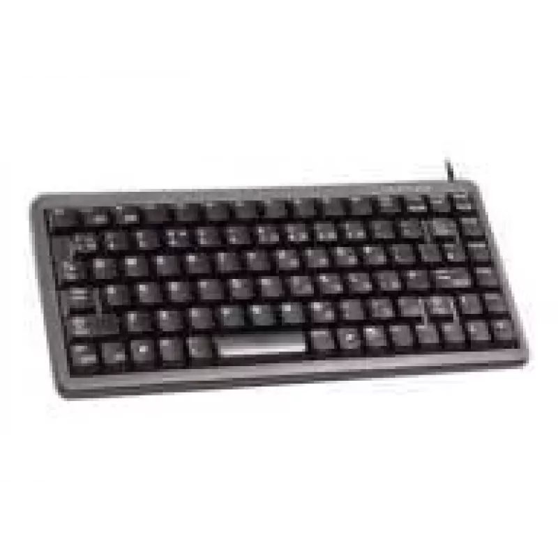 CHERRY Compact, combo (USB + PS/2), DE toetsenbord kantoor USB + PS/2 QWERTY zwart