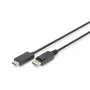 Adapterkabel DisplayPort 1.2 met vergrendeling 4K 60Hz UHD Type DP/HDMI A M/M zwart 2 m
