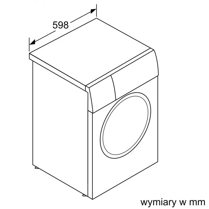 Bosch WAN2813APL Series 4 voorlader wasmachine 8 kg 1400 t/min wit