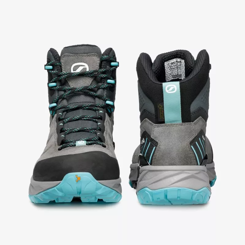 Scarpa Rush TRK GTX Woman wandelschoenen voor dames, maat 38, Midgray/Aqua