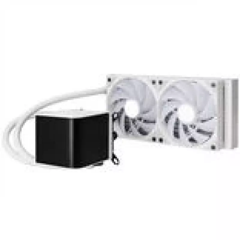 Jonsbo D32 STD pc-behuizing + TRYX PANORAMA complete vloeistofkoeling, ARGB - 240 mm, wit