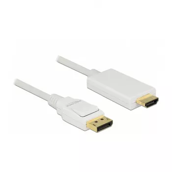 Videokabel-adapter DeLOCK 83817 1 m DisplayPort HDMI wit