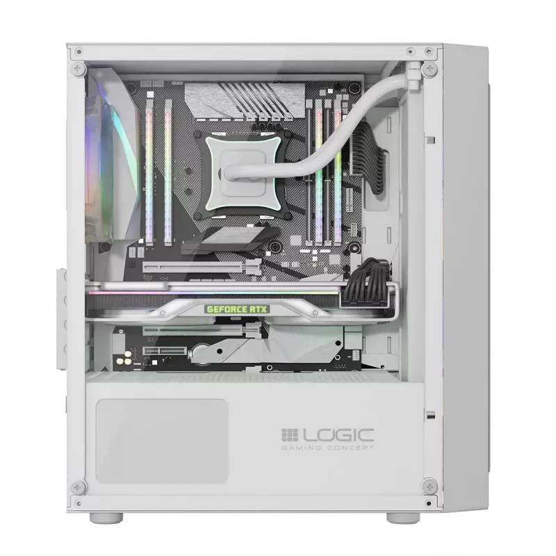LOGIC ATOS ARGB Mini USB 3.0 behuizing wit