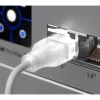 Netwerk-patchkabel UBIQUITI UACC-Cable-Patch-EL Cat6 RJ-45 2.5GbE PoE++ 0,15 m doorschijnend wit (24 stuks)