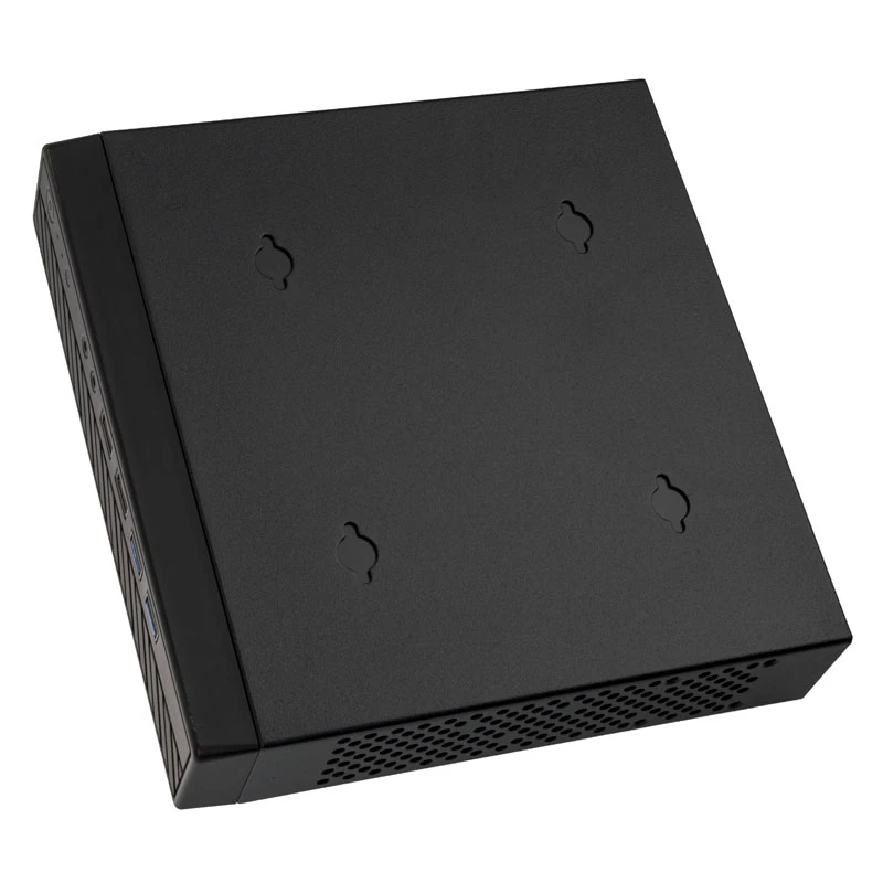 Akasa Cypher MX3 - mini-tower - pc - SGCC - zwart - Thin Mini-ITX - harde schijf - voeding (A-ITX38U3-M1B)
