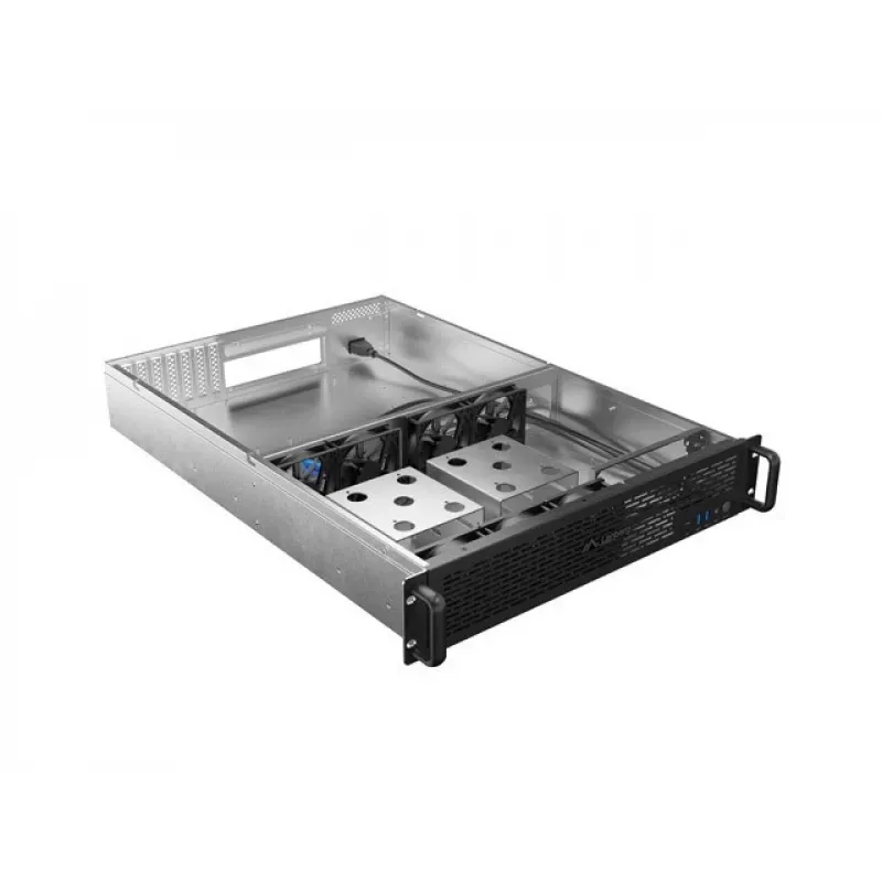 Rackchassis Lanberg SC01-6502-12B 2U zwart 7 ventilatoren