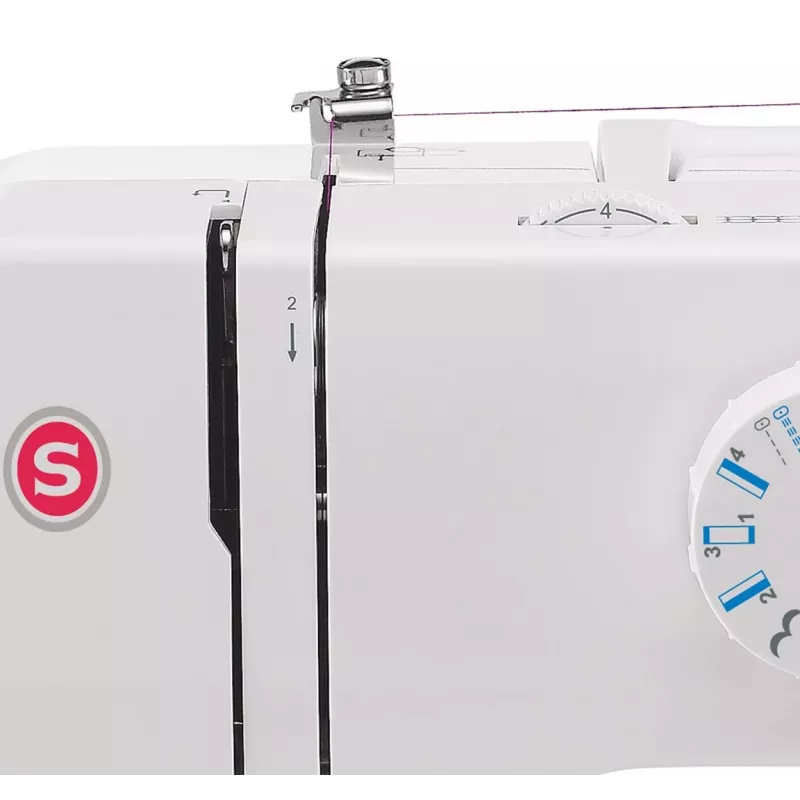SINGER automatische naaimachine Promise 1412 — elektrisch, 12 ingebouwde steken, draaiknop, wit