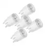 Smart-stekkerdoos-set Shelly Plug S MTR Gen3 — 5 stuks, 12A, wit