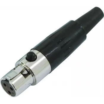 Mini-XLR-adapter Omnitronic 30200125 — Mini-XLR-naar-XLR-adapter, inline koppeling