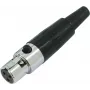 Mini-XLR-adapter Omnitronic 30200125 — Mini-XLR-naar-XLR-adapter, inline koppeling