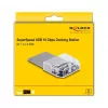 DeLOCK USB Type-C dockingstation voor 1 x U.2 SSD zwart