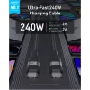 USB-C-naar-USB-C-kabel Anker A82E2 — USB 2.0, 1,8 m, zwart
