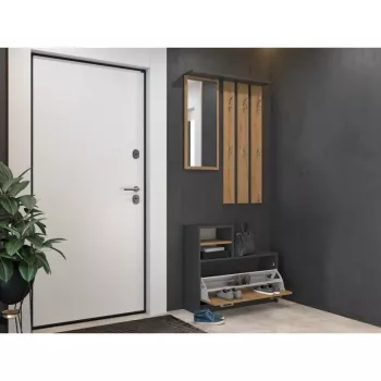 Garderobekast top e shop GAR ANT/ART met 1 draaideur, 850×240×1600 mm
