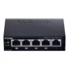 D-Link DGS-1005P/E netwerkswitch unmanaged Gigabit Ethernet (10/100/1000) Power over Ethernet (PoE) zwart