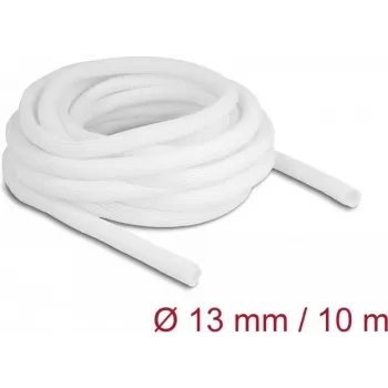 Gevlochten slang DeLOCK 20813 10 m x 13 mm wit