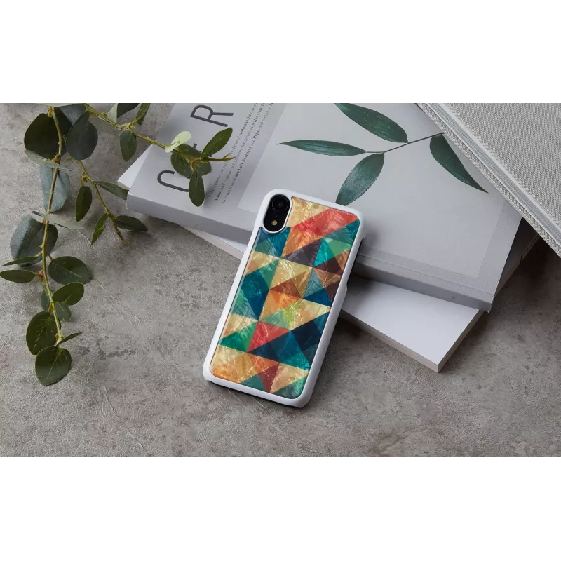 iKins Mosaic wit hoesje voor iPhone XR, K1713H