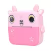 Extralink set | thermische printer EPP-005 roze + thermisch papier 3 rollen | fawn