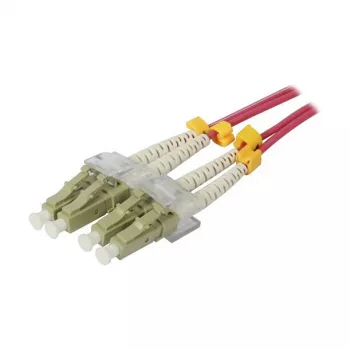 Glasvezel-2-fiber-patchkabel 1.0m LC-LC - 50/125um - OM4 - AD=2mm - Synergy 21