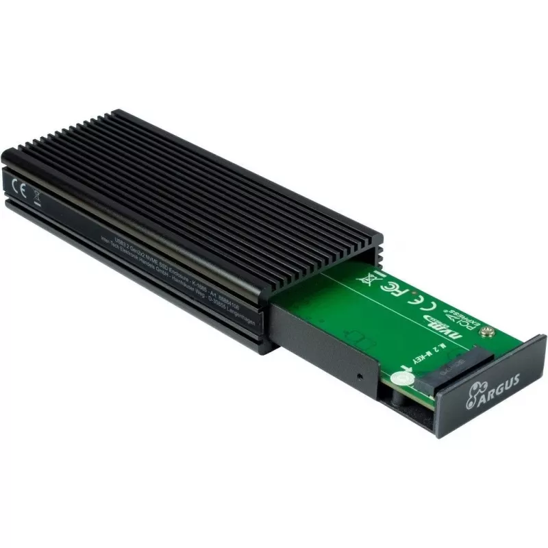 SSD-behuizing Inter-Tech K-1685 zwart M.2
