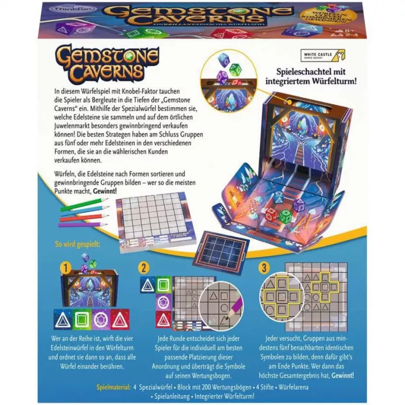 Gemstone Caverns, puzzelspel