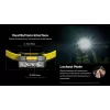 Nitecore NU27 hoofdlamp zwart, gele LED-hoofdlamp
