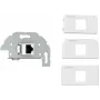 Kindermann 7456000526 RJ-45 grijs - wit stopcontact (7456000526)