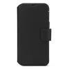 Leren hoes voor iPhone 16, zwart
