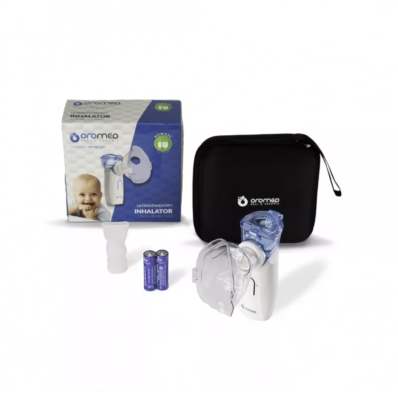 Oro-Med Oro-Mesh Family draagbare mesh-inhalator, wit