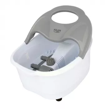 Beenmassageapparaat Adler AD 2167 met rol- en vibratiemassage, warmte, instelbare intensiteit, 80 W, grijs wit