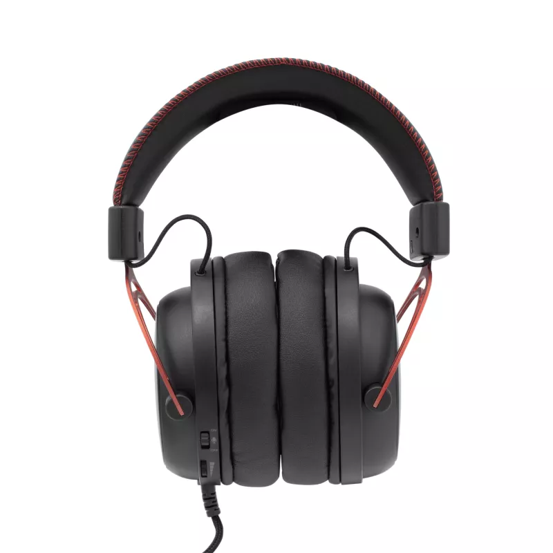 Koptelefoon White Shark GH-2341 Gorilla zwart/rood
