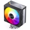 CPU-koeler Jonsbo CA40 zwart ARGB, 120 mm PWM-ventilator, 225 W TDP, zwart