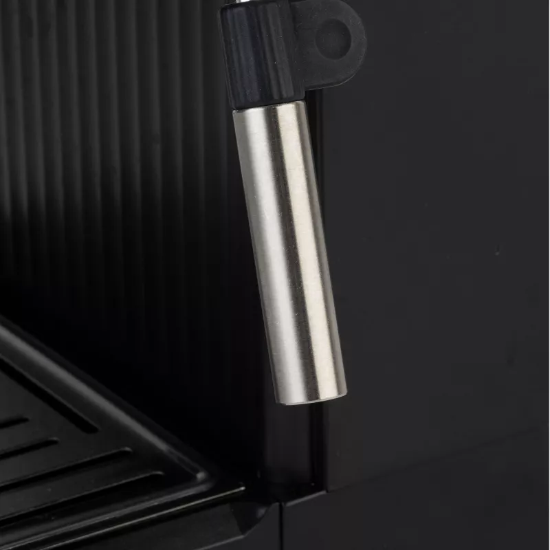 Jata JECA2525 espressomachine, 20 bar, 850 W, waterreservoir van 1,8 l, stoompijp, zwart / roestvrij staal
