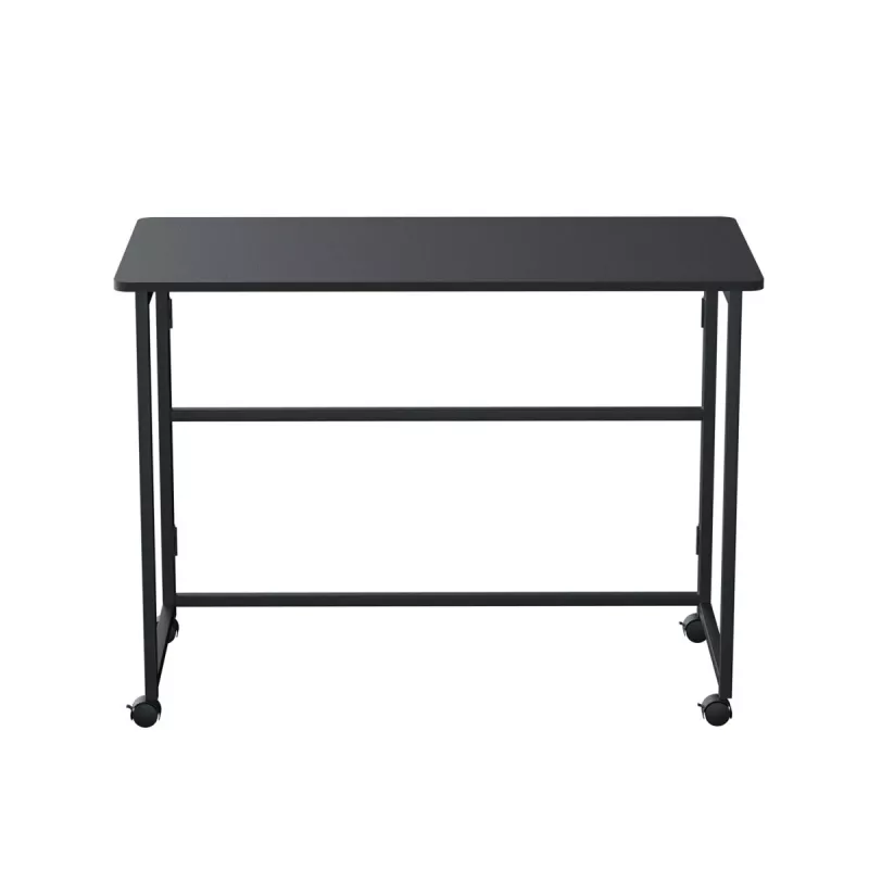 Maclean klaptafel, zwart, mobiel, 100 x 50 cm, max. 50 kg MC-1250 B