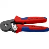 Zelfinstellende krimptang 97 53 04 SB (rood/blauw, voor adereindhulzen)