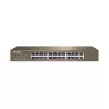 Unmanaged switch TENDA TEG1024D 24-poorts Gigabit Ethernet, 48 Gbps, 8000 MAC-tabel, blauw