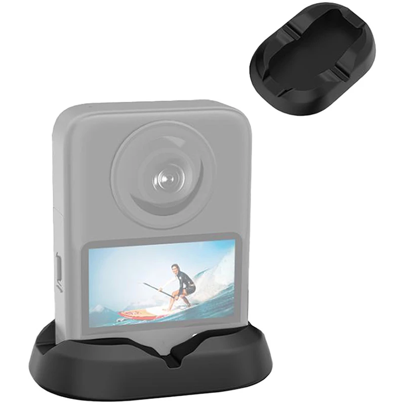 PULUZ DJI Osmo 360 siliconenstandaard (zwart)