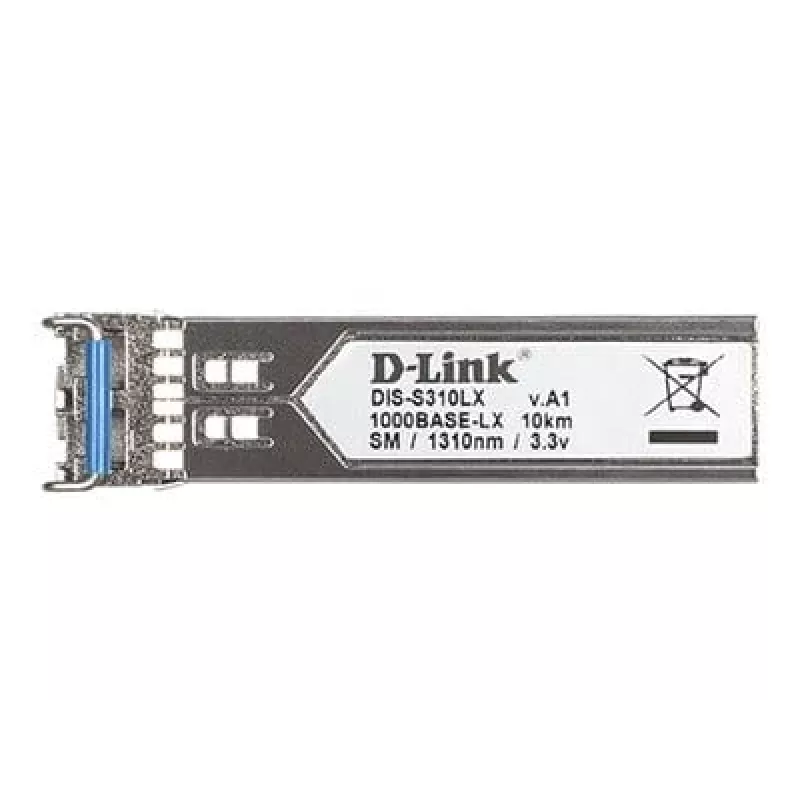 D-Link 1-poorts Mini-GBIC SFP naar 1000BaseLX industriële transceiver
