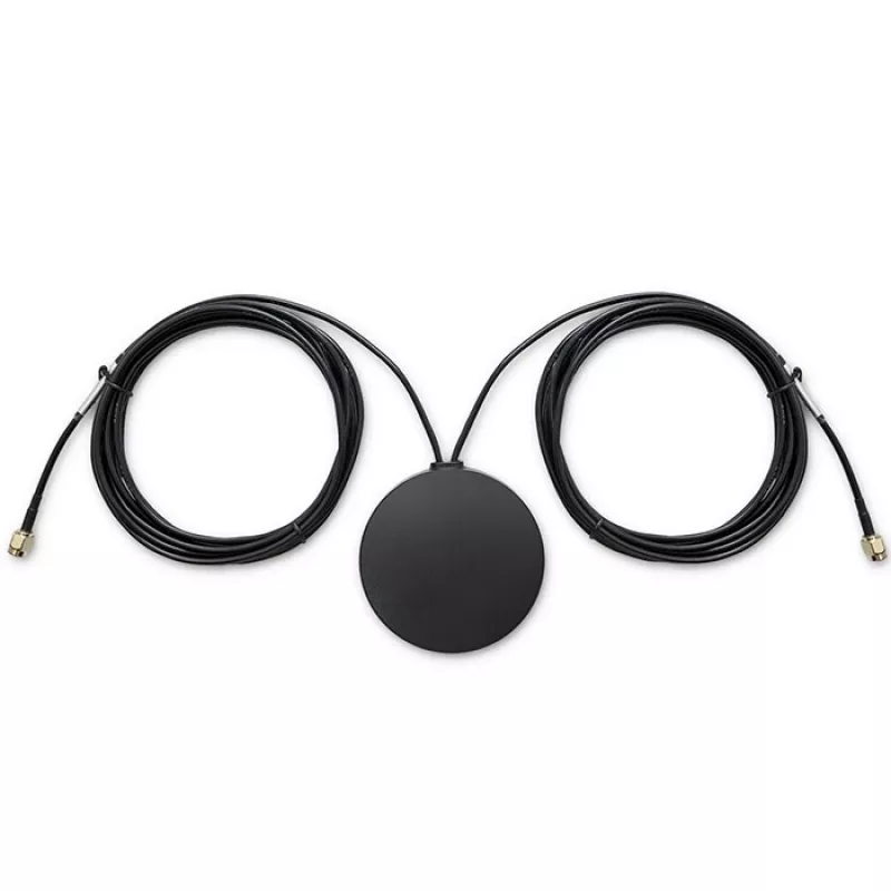 Antenne GPS+4G, Glonass, 28 dBi, 50 W, 2 x SMA-stekker, buitenantenne