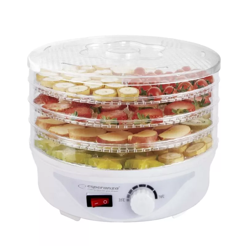 Esperanza EKD003 droogoven transparant, wit 250 W