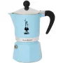 Bialetti Rainbow 0,06 L aluminium thermoplastisch blauw koffiemachine