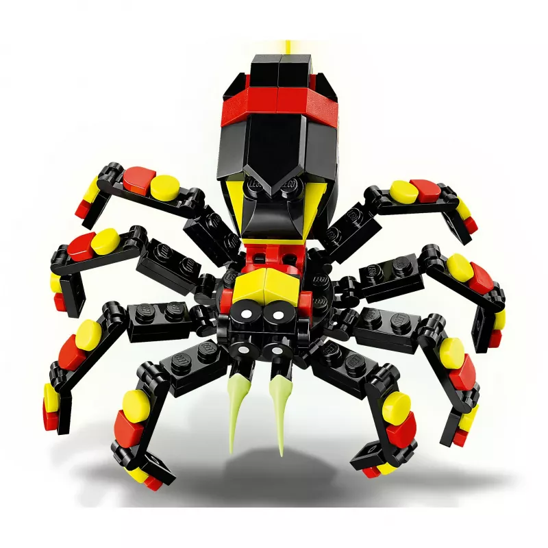 LEGO Creator 3-in-1 bouwbaar spinnenmodel 31159 — 153 onderdelen, leeftijd 7+, 110×150×50 mm