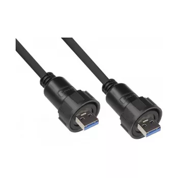 Good Connections industriële stekker S4 -USB 3.0 A-A 1m kabel