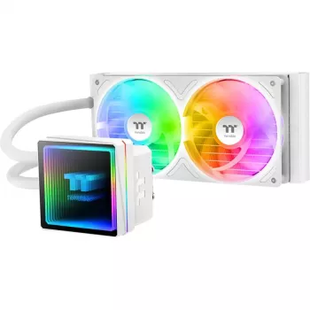 Vloeistof-CPU-koeler THERMALTAKE TH240 V3 ARGB Sync AIO Snow Edition