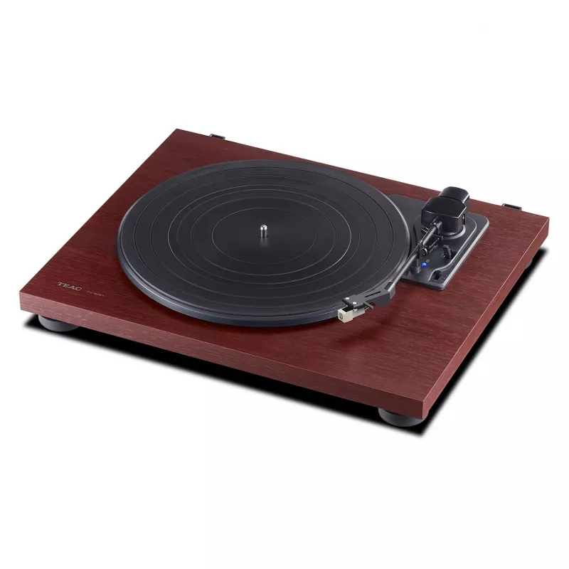 Riemgedreven audioplatenspeler TEAC TN-180BT-A3 zwart cherry