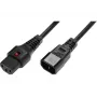 Microconnect PC1070 stroomkabel zwart 4 m C14 C13 koppelingen 250 V 10 A