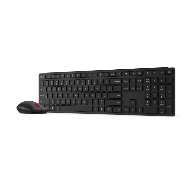 Lenovo | Multi-Mode Pro 6000 | toetsenbord-muisset | draadloos | muis inbegrepen | Ests | Bluetooth | Eclipse zwart