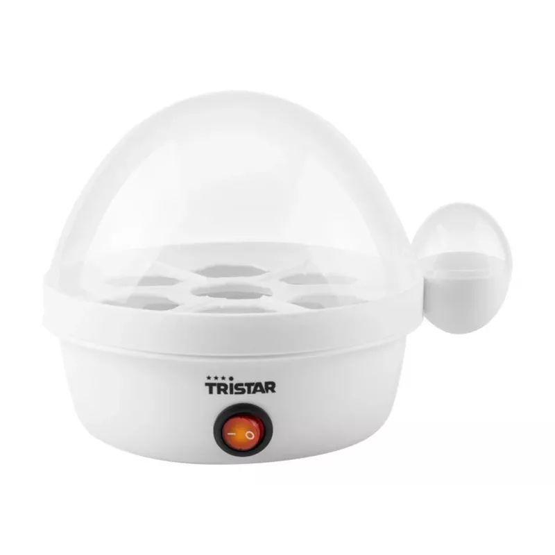 Eierkoker Tristar EK-3074 — capaciteit 7 eieren, 350 W, transparant/wit